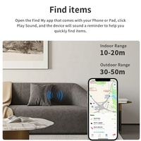 RSH Smart Air Tag MFi Étanche IP67 Durée de Vie de la Batterie de 3 Ans Localisateur de Clés Portefeuille Bagages Traceur Mondial pour Apple Find My