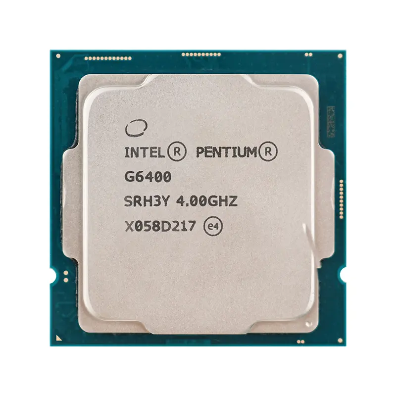 इंटेल पेंटियम प्रोसेसर एलजीए 1200 सीपीयू गर्मी सिंक के लिए G6400 गेमिंग डेस्कटॉप कंप्यूटर के लिए 4.0ghz 14nm 58w सीपीयू