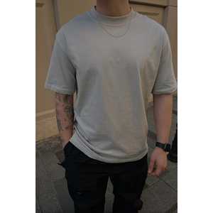 Camiseta 100% Algodón con Reverso de Piedra, Transpirable y Anti-Pilling, con Estampado Sólido, Estilo Ajustado de Corte Corto - Product Image 3