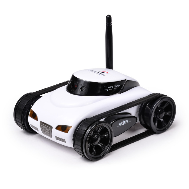 Funny Mini Tank With Camera WiFi Real-time Transmission Remote Control Camera Mini Tank Toy Radio Control Mini Tank Toys