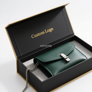 Wholesale Custom Logo Handbag Package Apparel <b>Box</b> Packaging Handmade <b>Black</b> Magnetic <b>Box</b> Packaging - Product Image 2