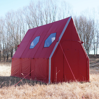 Maison de camping extérieure de tente gonflable d'air de glamping de grand espace pour la famille de 8-10 personnes