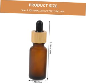 10ml-200ml Clear Amber Black Blue Green Frost Finish Glass Dropper <b>Bottles</b> for Essential Oil Face Serum & Skin Care Cream - Product Image 2