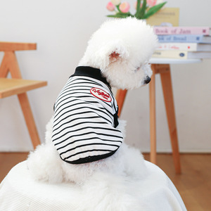 Ropa de Primavera/Verano para Mascotas, Estilo Retro, para Osos Teddy, Bichones Frisé, Pomeranians, Gatos y Cachorros, Chaleco para Cachorros Pequeños - Product Image 3