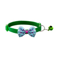 Colliers de chien et de chat de couleur bonbon réglables Noeud papillon avec cloche Bowknot pour chiot et chaton