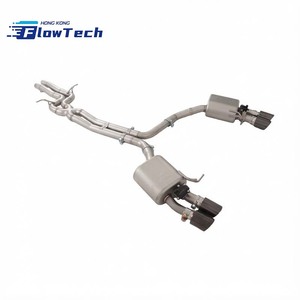 ระบบท่อไอเสียแคทแบ็กสแตนเลสแบบมีวาล์วสำหรับ Audi A6 A7 C8 3.0T Performance - Product Image 1