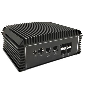 Dual Lan 6 USB Intel 2980u <span class=keywords><strong>Mini</strong></span> PC Hợp kim nhôm <span class=keywords><strong>Mini</strong></span> <span class=keywords><strong>ITX</strong></span> với cung cấp điện 172mm * 129mm * 66mm pfsense tường lửa - Product Image 2