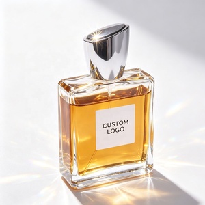 Factory Stock Luxury Empty Flat Clear Custom 20ml 30ml 50ml 100ml Mist Spray Glass Perfume Oil Bottle
