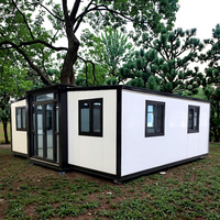Maisons préfabriquées extensibles de luxe, maisons mobiles préfabriquées, maisons portables de luxe, isolation améliorée, conteneur de 40 pieds