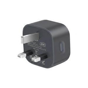20W <b>USB</b> Wall Charger <b>Type</b>-<b>C</b> PD Fast Charging <b>Adapter</b> UK Plug Universal Charger Made in China - Product Image 1