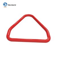 Anneau triangulaire en acier superallié robuste industriel, trempé et martelé, avec poudre plastifiée Magnaflux pour la détection des fissures, pour élingue de levage