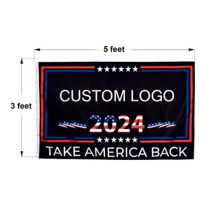 Drapeau américain patriotique personnalisé de haute qualité, toutes tailles, drapeau américain personnalisé à main avec mât en bois, vente chaude - Product Image 2