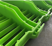 Plancher en plastique robuste pour élevage de porcs, équipement d'élevage, facile à nettoyer, plancher à lattes en plastique pour porcs et chèvres