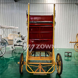 2024 Schlussverkauf europäischer Stil elektrische königliche Kutsche Pferd gezogene Cinderella Pferdekutsche - Product Image 6