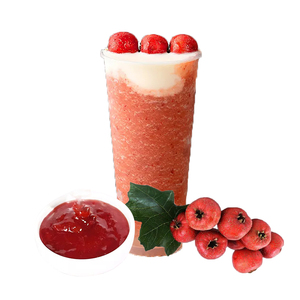 Concentré de fraises Konjac en granulés pour sirop de thé Boba en gros, pot de 1,3 kg, prêt à consommer - Product Image 6