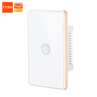 TYSH Applique murale électrique Smart Home Contrôleur d'écran tactile Télécommande Alexa Interrupteur intelligent Wifi Courant maximum 16A Fabriqué en PC ABS