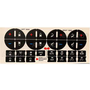 Repuesto de Control de Clima, Piezas Interiores, Adhesivo para Botón de Aire Acondicionado en el Tablero para Tahoe, Suburban, Avalanche, Silverado, Yukon - Product Image 2