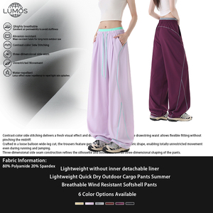 <span class=keywords><strong>Pantalones</strong></span> de Senderismo <span class=keywords><strong>para</strong></span> Hombre y Mujer, de Secado Rápido, Resistentes al Viento, con Costuras en Contraste, <span class=keywords><strong>para</strong></span> Primavera y Otoño, Casuales, Deportivos, <span class=keywords><strong>para</strong></span> Trekking, con Logotipo Personalizado - Product Image 1