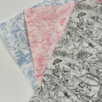 Papier d'emballage cadeau écologique en gros, haute qualité, imperméable, recyclable, imprimé, personnalisé avec votre LOGO, pour fleurs et vêtements