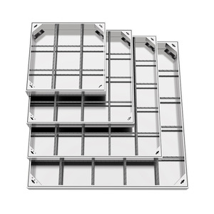 Stainless Steel Square Manhole Cover Custom Made For Rainwater Well 8000 Load Capacity Aaaa Rating - Product Image 1