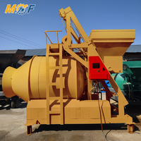 MHF Custom Spec JZM 1300L Bétonnière portable 11KW Tambour épaissi antirouille pour les chantiers de construction civile de grande envergure