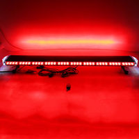 RGB Rot-Blau 3W LED-Blitzlichtleiste, flaches Design, 47 Zoll (120 cm), Notfallwarnleuchten für Autos und LKWs, CE-zertifiziert, 12V/24V