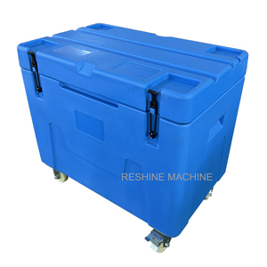 드라이아이스 컨테이너 쿨러 박스 케이스 냉장고 (바퀴 포함) 320L PE 단열재 사용, 식품용 현대적인 디자인 - Product Image 6
