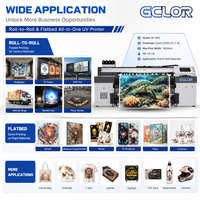 Máquina de Impresión UV Todo en Uno de 1.8m con Cabezales Epson I3200-U1, Tinta Blanca y de Barniz para Películas Flexibles y Materiales Planos