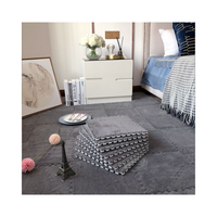 Tapis puzzle en peluche douce et colorée, grandes tuiles moelleuses 30x30, modernes, antidérapantes, adaptées aux animaux domestiques, pour la maison et la prière, le golf