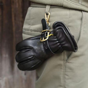 Nouvelles Gants de Conduite Légers en Cuir de Vache et de Cerf, Imperméables, avec Bracelet Réglable, Conçus par des Fournisseurs Pakistanais - Product Image 5