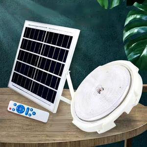 Surface Mounted LED 60W Solar Single Color <b>Ceiling</b> <b>Light</b> <b>Remote</b> <b>Controller</b> Plastic Cover Round Lamp - Product Image 1
