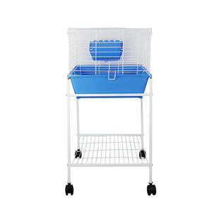 Tavşan kafesi otomatik dışkı temizleme ev ekstra büyük tavşan malzemeleri tavşan Villa yuva Pet gine domuz kafesi - Product Image 4