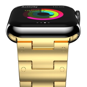 Correa de acero de metal pequeña de primera calidad para un ajuste perfecto para <span class=keywords><strong>Apple</strong></span> <span class=keywords><strong>Watch</strong></span> Correas de reloj de diseño moderno Correa duradera elegante y moderna - Product Image 6