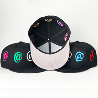 Vente en gros Casquette de baseball personnalisée à bord plat en jersey de coton brodé de feuilles tropicales pour les sports de plein air Snapback