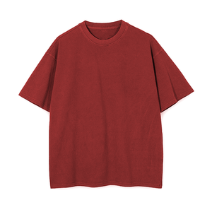 Camiseta de cuello caído de gran tamaño de moda Nuevo 2025 Diseño viral Logotipo personalizado, etiqueta y servicios de etiquetas Suministro de fábrica a precio a granel - Product Image 2