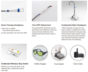 Nuevo Láser Diodo Portátil de Cuatro Longitudes de Onda Clase III de 30W para Terapia con 2 Años de Garantía para Uso Doméstico y Hospitalario - Product Image 4