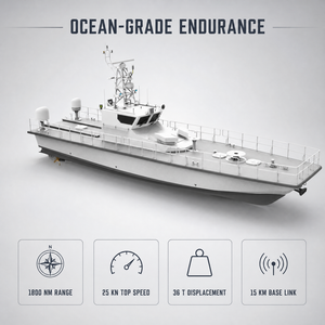 V30 Control de Fronteras, Búsqueda y Rescate en Alta Mar, USV Diésel de Traducción - Product Image 5