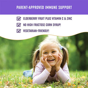 Oem Organic Elderberry Gummy Candy Vitamins with Natural Fruit Flavors for Kid Health Support - Product Image 4