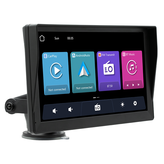9 Inch Touch Screen Wireless Carplay Android Auto Mirror Link Mp5 Car Player Built-in Driving Recorder Multimedia Car Player