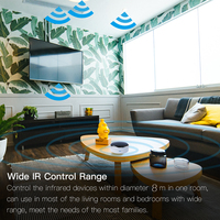 Control Remoto Universal Inteligente Tuya WiFi + Infrarrojos, Control por Voz para TV, Aire Acondicionado, Ventilador, Temporizador, Compatible con Alexa y Google Home