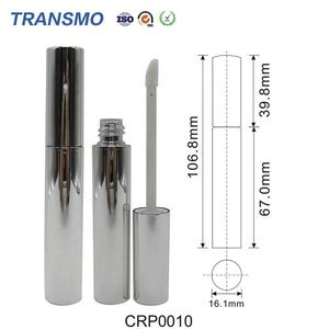 Tube de gloss à lèvres de 9 ml, emballage personnalisé, conteneur de gloss à lèvres vide, tube de gloss à lèvres argenté personnalisé avec pinceau - Product Image 2