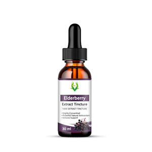 Gouttes liquides de sureau en gros pour adultes – Soutien immunitaire naturel à base de plantes – Teinture de sureau bien-être en gouttes liquides - Product Image 1