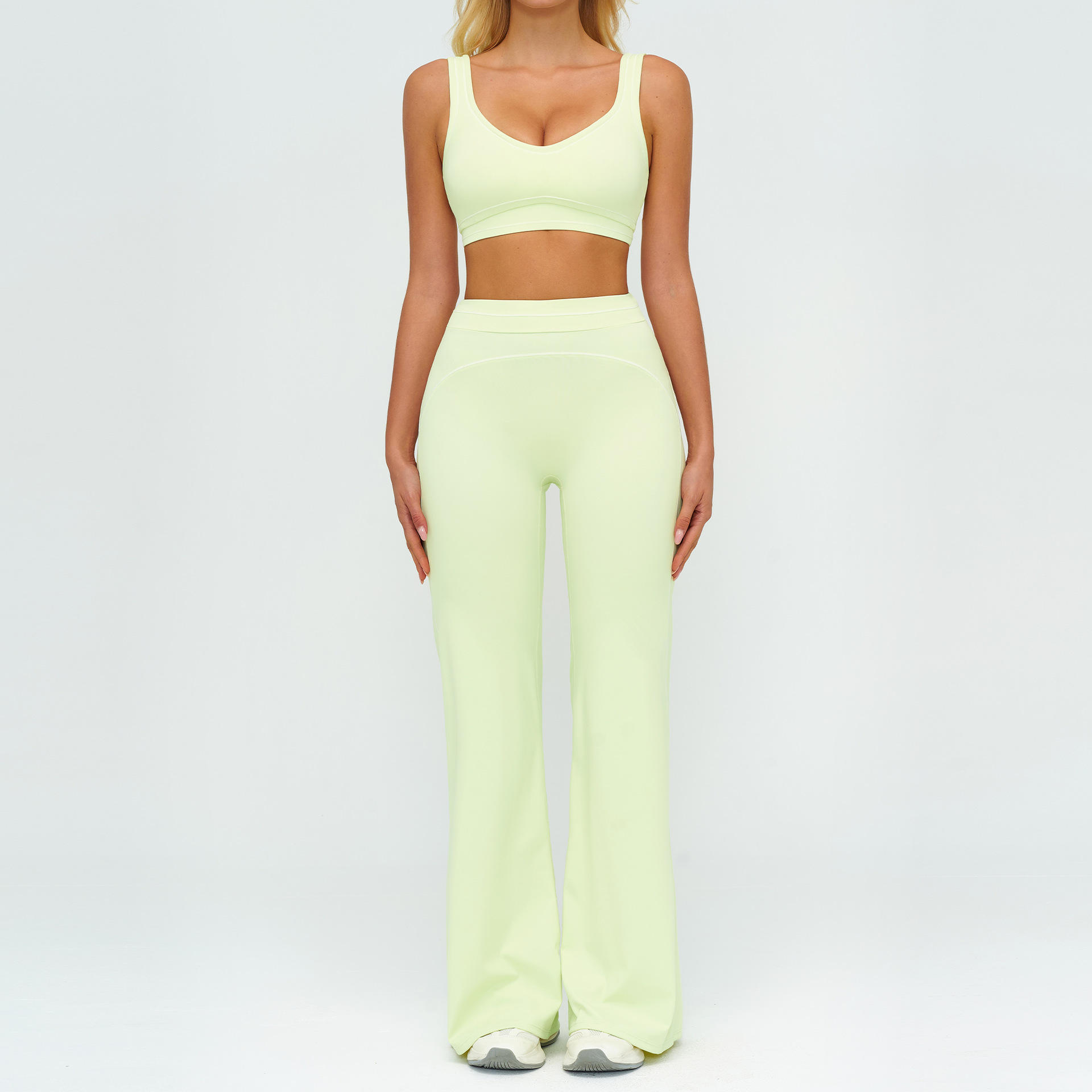 7028 บรา, 7028-2 กางเกงขาบาน - เลมอนกรีน