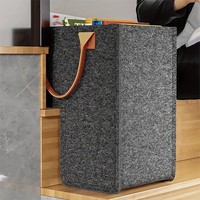 Sac fourre-tout en feutre transfrontalier en forme de L, sac à main en tissu grande capacité, panier de rangement pour escalier