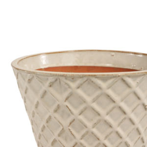 Maceta de Cerámica Inspirada con Orificio de Drenaje Transpirable para Balcón o Patio - Product Image 4