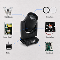 Projecteur Beam Mobile 380W 18R pour Éclairage Scénique Professionnel avec 1.8 °   Prisme de faisceau Gobo DMX512 avec contrôle RDM pour événements DJ