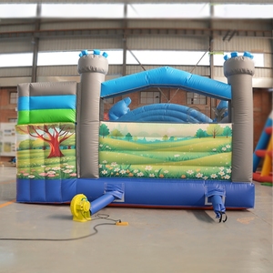 Castillo Inflable Colorido con Tobogán, Casa de Brinco Inflable, Castillo Inflable para Niños al Aire Libre - Product Image 3