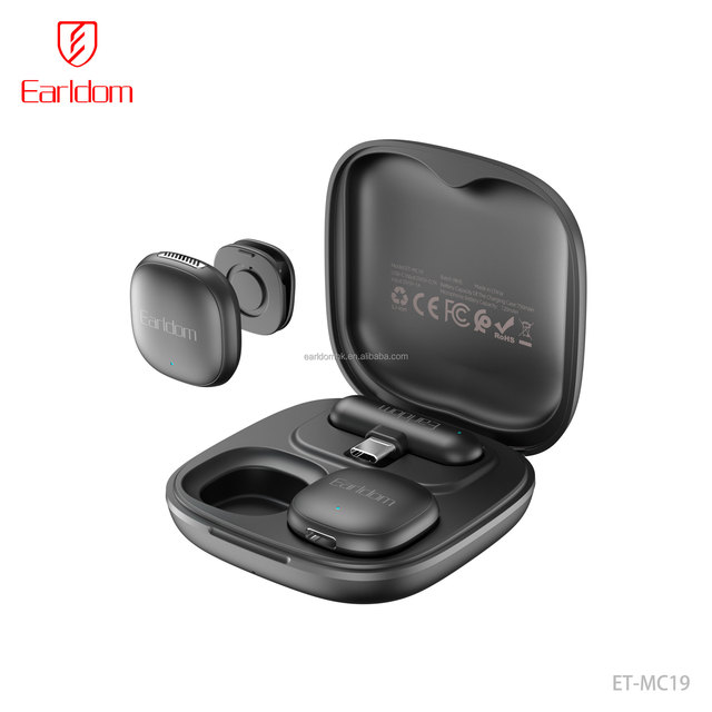 Earldom Mini Professional Wireless Lavalier Mini Microphone for iPhone Android Live Streaming Game Recording Interview Vlog
