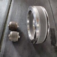 Prix usine de gros Winho OGM 1.5 Ensemble de matrice annulaire et de rouleau pour granulateur avec matériau X46Cr13, moteur 110KW et roulement