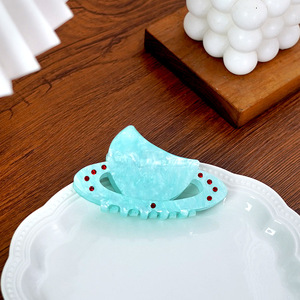 กิ๊บหนีบผมอะคริลิคขนาดใหญ่สำหรับตกแต่งผมเด็กผู้หญิงกิ๊บหนีบผมดีไซน์หรูหราออกแบบได้ตามต้องการ - Product Image 5